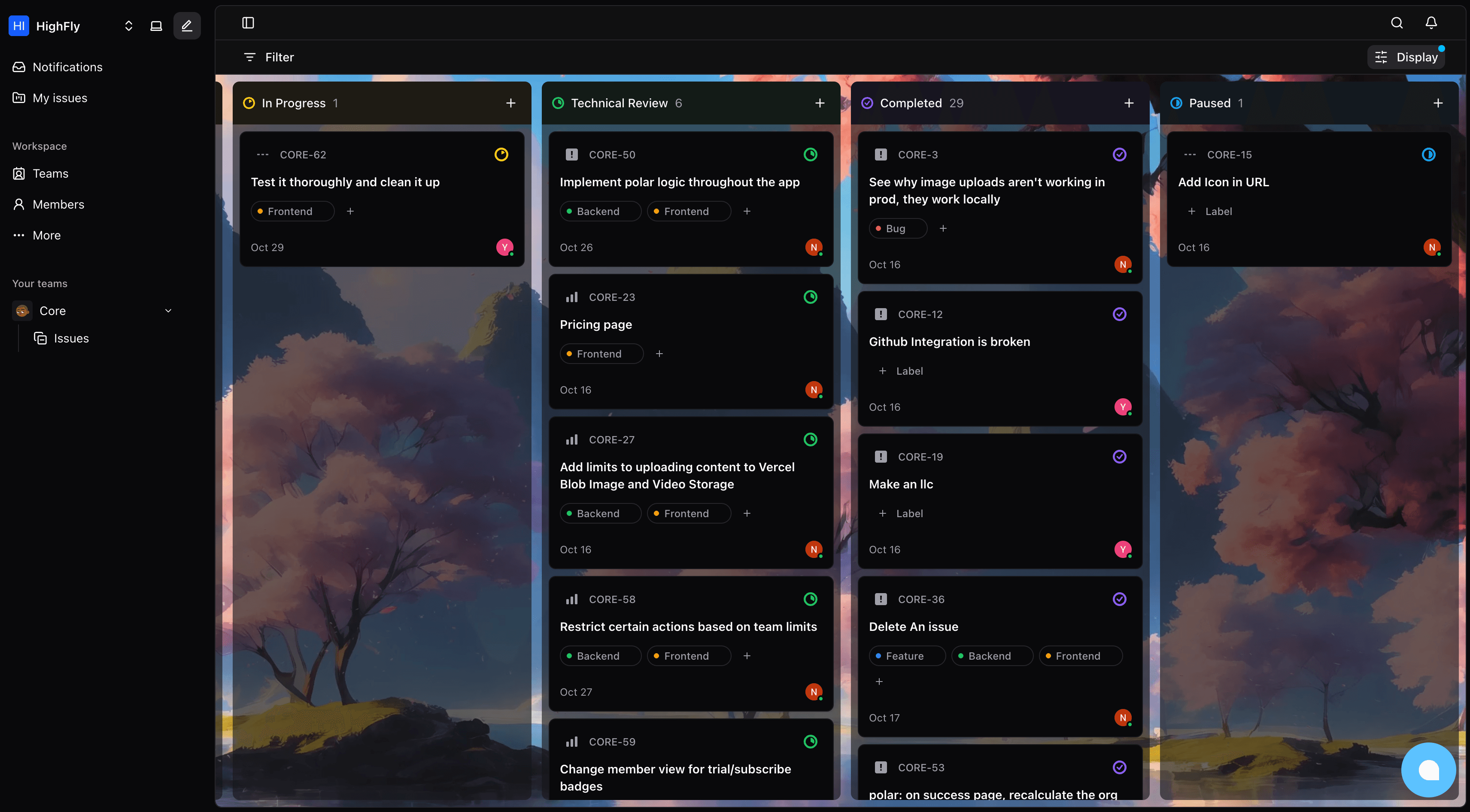 HighFly Dashboard for Agencies